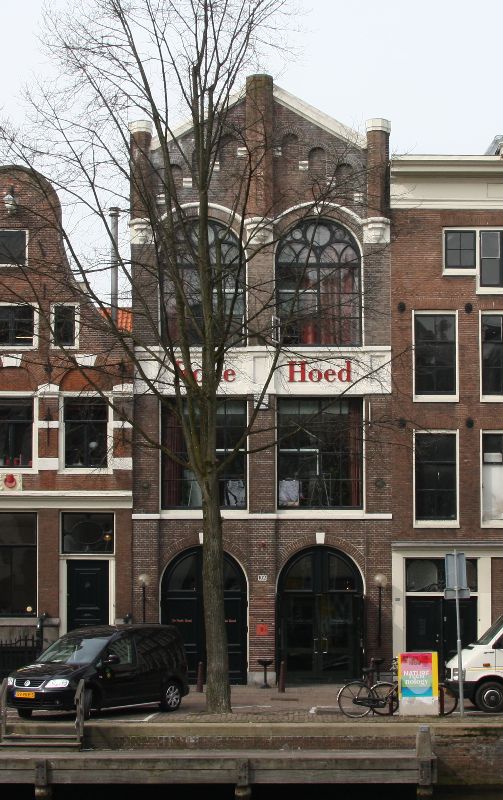 Keizersgracht 102, ingang voor de Rode Hoed