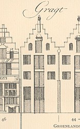 Keizersgracht 44, Tekening Caspar Philips