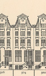 Keizersgracht 504,Tekening Caspar Philips