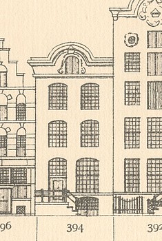 Keizersgracht 394, Tekening Caspar Philips