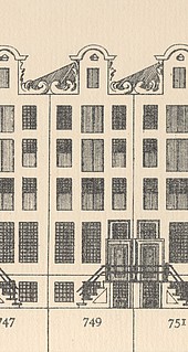 Keizersgracht 749, Tekening Caspar Philips