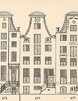 Keizersgracht 472,Tekening Caspar Philips