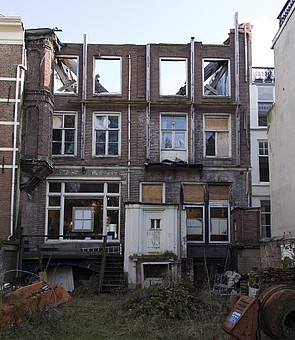 Herengracht 132,  achterzijde