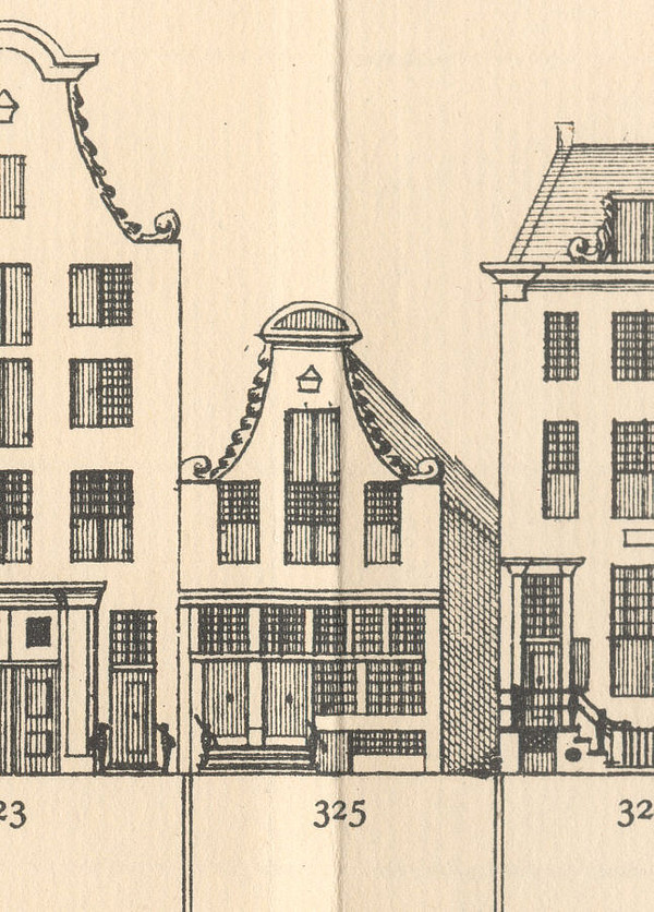 Herengracht 325, Tekening Caspar Philips