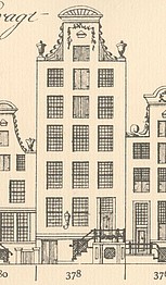 Keizersgracht 378, Tekening Caspar Philips