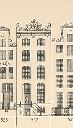 Keizersgracht 557, Tekening Caspar Philips