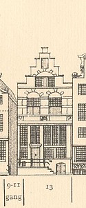 Herengracht 13 tekening Caspar Philips