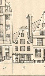 Herengracht 51 tekening Caspar Philips