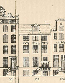 Keizersgracht 553, Tekening Caspar Philips