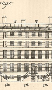 Keizersgracht 478,Tekening Caspar Philips