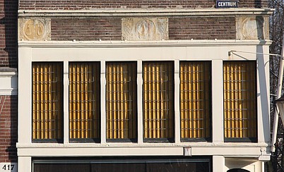 Keizersgracht 419, boven winkelraam