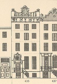 Herengracht 435, Tekening Caspar Philips