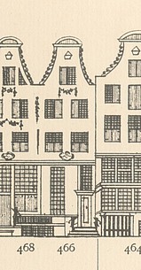 Keizersgracht 466,Tekening Caspar Philips