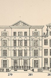 Keizersgracht 281, Tekening Caspar Philips