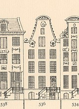 Keizersgracht 536 Tekening Caspar Philips