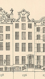 Keizersgracht 256 Tekening Caspar Philips