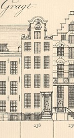 Keizersgracht 238 Tekening Caspar Philips