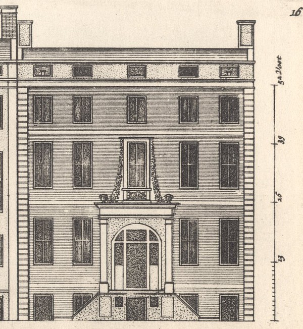 Herengracht 458, tekening Cornelis Danckerts