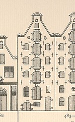 Keizersgracht 483, Tekening Caspar Philips