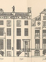 Keizersgracht 730 Tekening Caspar Philips