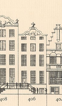 Keizersgracht 406, Tekening Caspar Philips