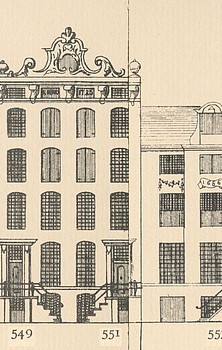 Keizersgracht 551, Tekening Caspar Philips