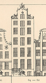 Keizersgracht 64, Tekening Caspar Philips