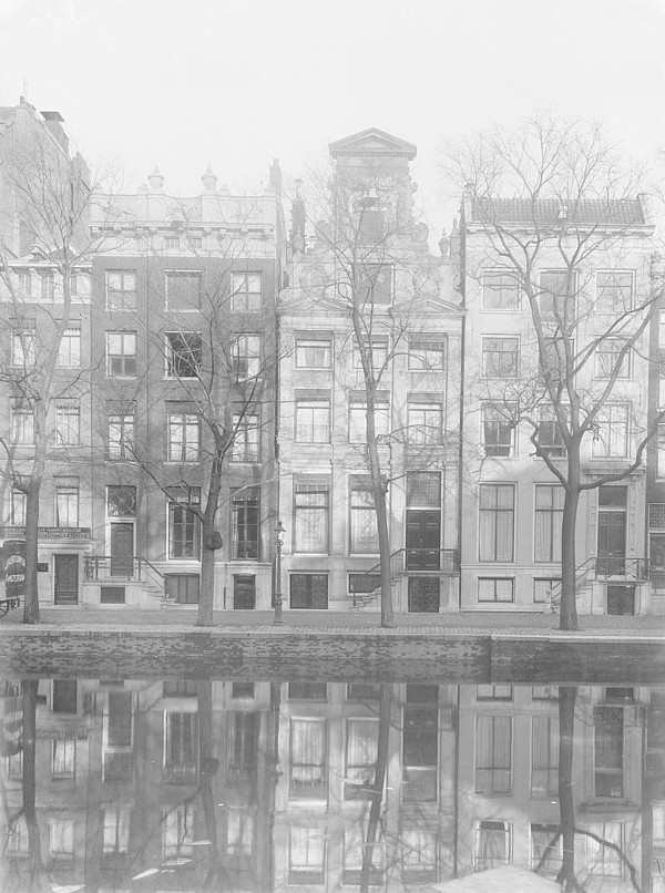 Keizersgracht 317 - 321 uit de jaren 1910 en 1935