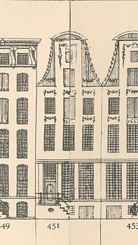 Herengracht 45, Tekening Caspar Philips