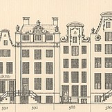 Keizersgracht 590-588 Tekening Caspar Philips