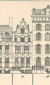 Herengracht 50 tekening Caspar Philips