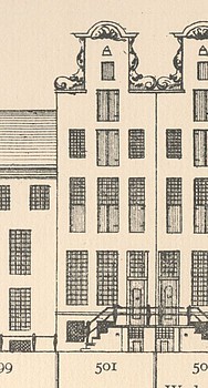 Keizersgracht 501, Tekening Caspar Philips