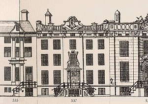 Herengracht 537, Tekening Caspar Philips