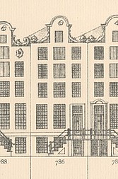 Keizersgracht 786 Tekening Caspar Philips