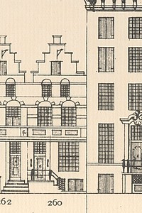 Herengracht 260 tekening Caspar Philips