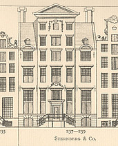 Tekening grachtenboek 1768