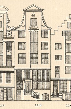 Keizersgracht 22, Tekening Caspar Philips