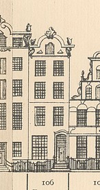 Keizersgracht 106, Tekening Caspar Philips