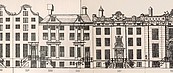 Herengracht 531-537, Tekening Caspar Philips