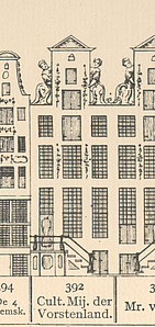 Herengracht 392  tekening Caspar Philips