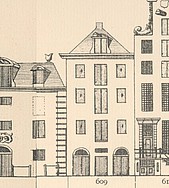 Keizersgracht 609, Tekening Caspar Philips