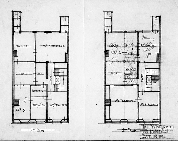 Herengracht 444 Bouwtekening 1921 1 SAA