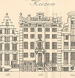 Keizersgracht 216 Tekening Caspar Philips