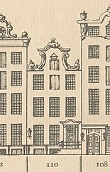 Keizersgracht 110, Tekening Caspar Philips