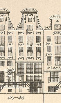 Keizersgracht 465, Tekening Caspar Philips