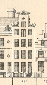 Keizersgracht 172, Tekening Caspar Philips