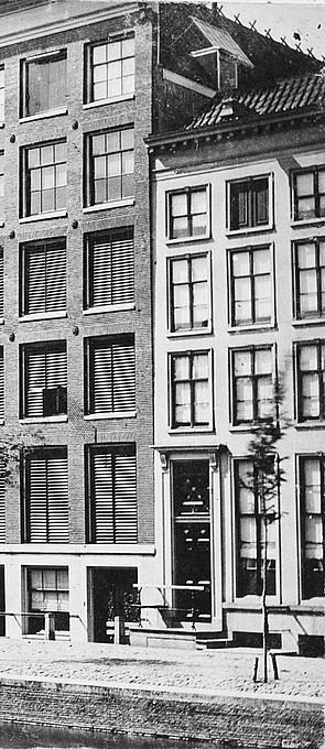 Keizersgracht 376 Het huis van voor het huidige huis uit 1860,