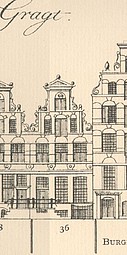 Herengracht 36 tekening Caspar Philips