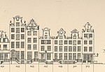 Keizersgracht 293 - 303, Tekening Caspar Philips