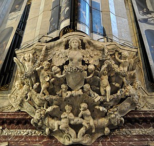 Nieuwe kerk Orgel beelden onderzijde orgel